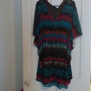 NWT I.N.C batwing tunic top